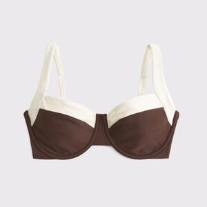 Abercrombie Curve Love Wide Strap Underwire Bikini Top